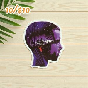 Stranger Things Eleven Profile Silhouette Sticker